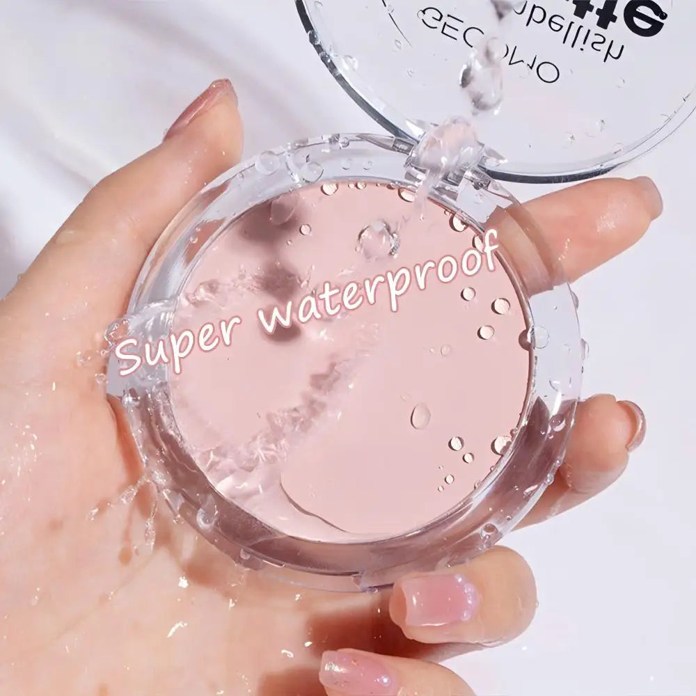 GECOMO Mattifying Compact Powder 12H Long Last Oil Control Silky Matt Makeup Setting Powder Translucent For All Skin Tones Qme