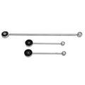 Gear Link Rod 245291 Transmission Gear Selector Lever Linkage Rod Replacement for Peugeot 206 206CC 206SW 207 Qme Silver
