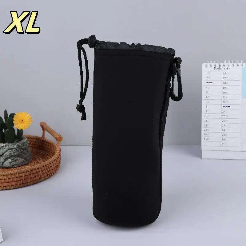 Camera Lens Cover Neoprene Bag Waterproof Soft Pouch Shockproof Most Qme XL Black