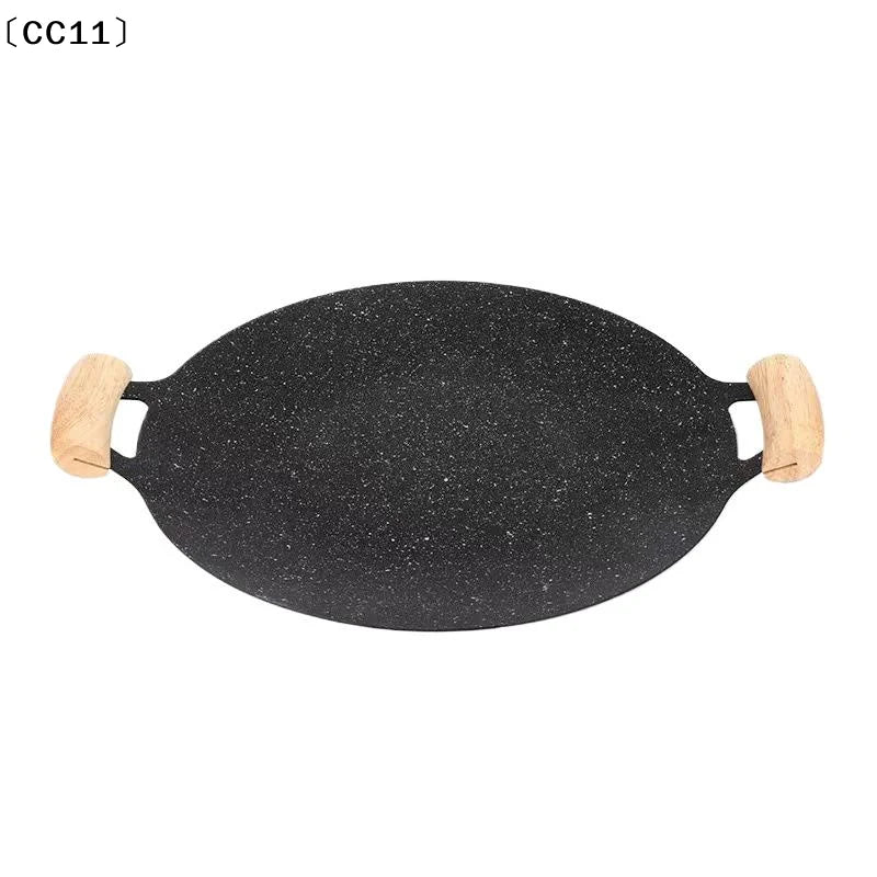 Kitchen Non-stick Pan 28 30 32 34 Korean Maifan Stone BBQ Grill Qme
