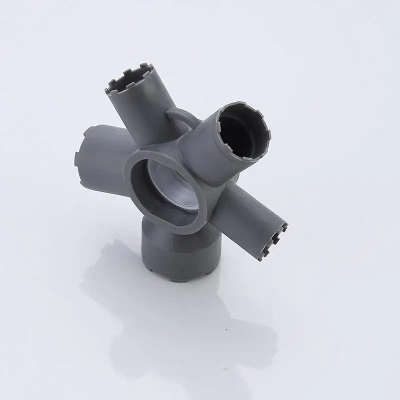 1Pcs Faucet Aerator Key 10 In 1 ABS Faucet Aerator Removal Tool For Threaded Aerator/Aerator With Housing Cut Edge&Round. Qme