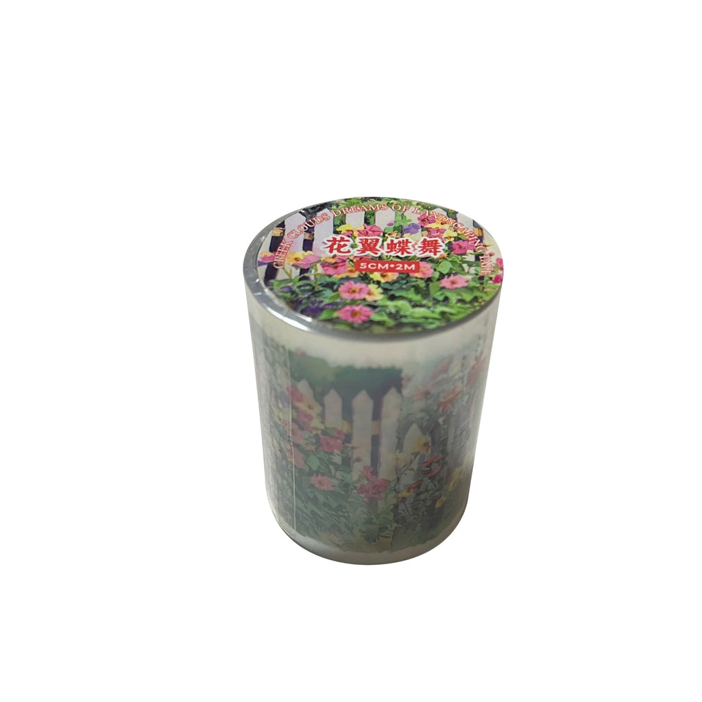 50mm*2m Landscape PET Tapes Aesthetic Stationery Stickers Masking Tape Collage Journaling Scrapbooking Supplies Planner Diary Qme