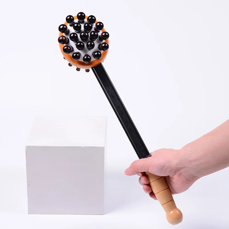Handheld Massage Hammer Meridians Back Knock Leg Relaxing Massager Qme Circular