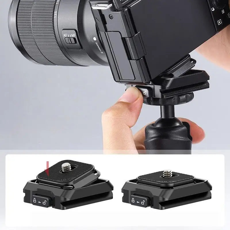 Universal Camera Quick Release Plate Anti-scratch Non-slip Qme
