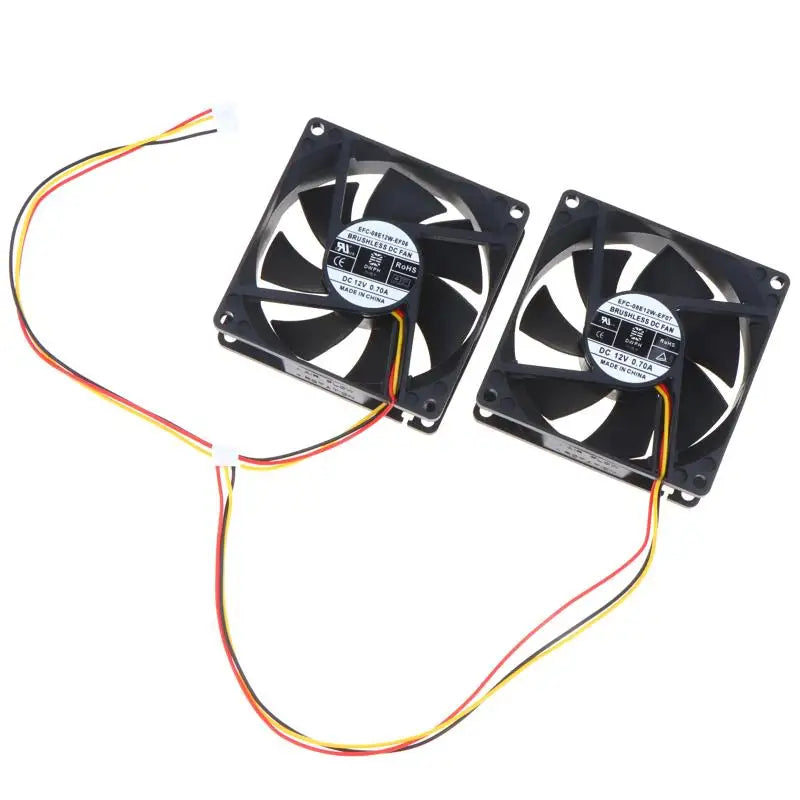 3 Wire EF07 EF06 80x80x25mm 12V 0 70A Server Fan Inverter Switches Qme