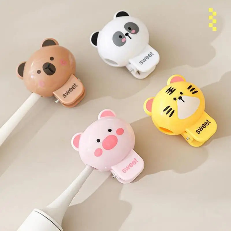 Dustproof Head Protector Cap Household Travel Cartoon Animals Qme