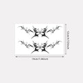 Dark Butterfly Waist Spine Tattoo Sticker Waterproof Long Lasting Women Lower Back Advanced Simulation Tattoo Qme CD-1517