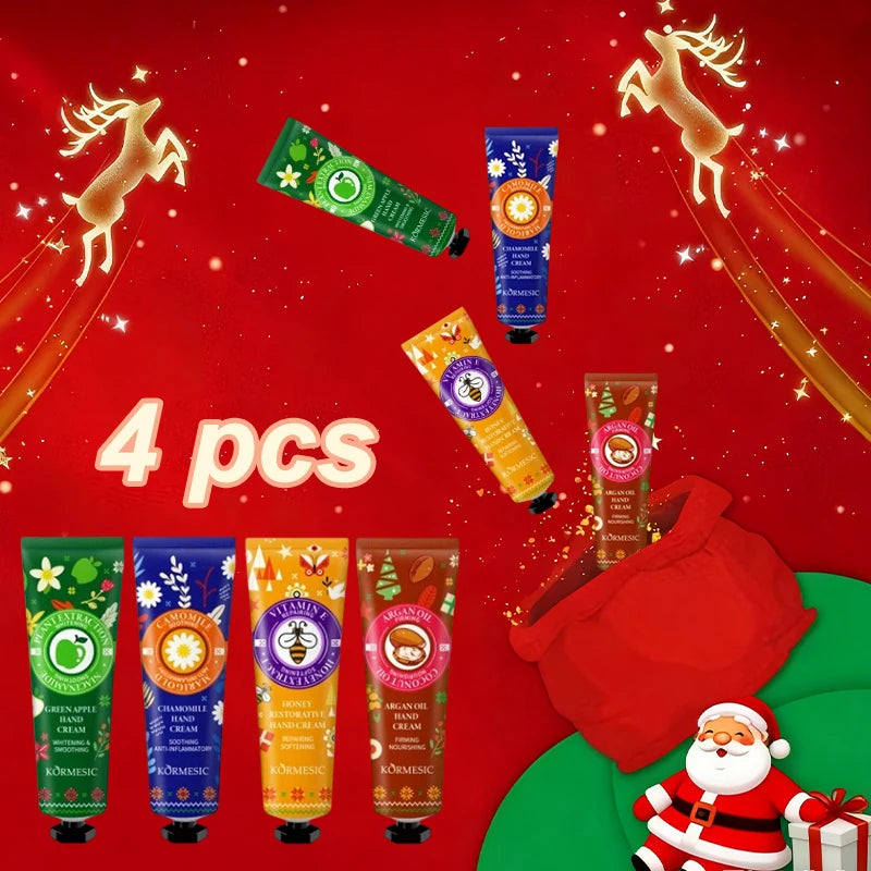 Christmas Hand Cream Moisturizing Dry Cracked Skin Non-oily Travel Qme