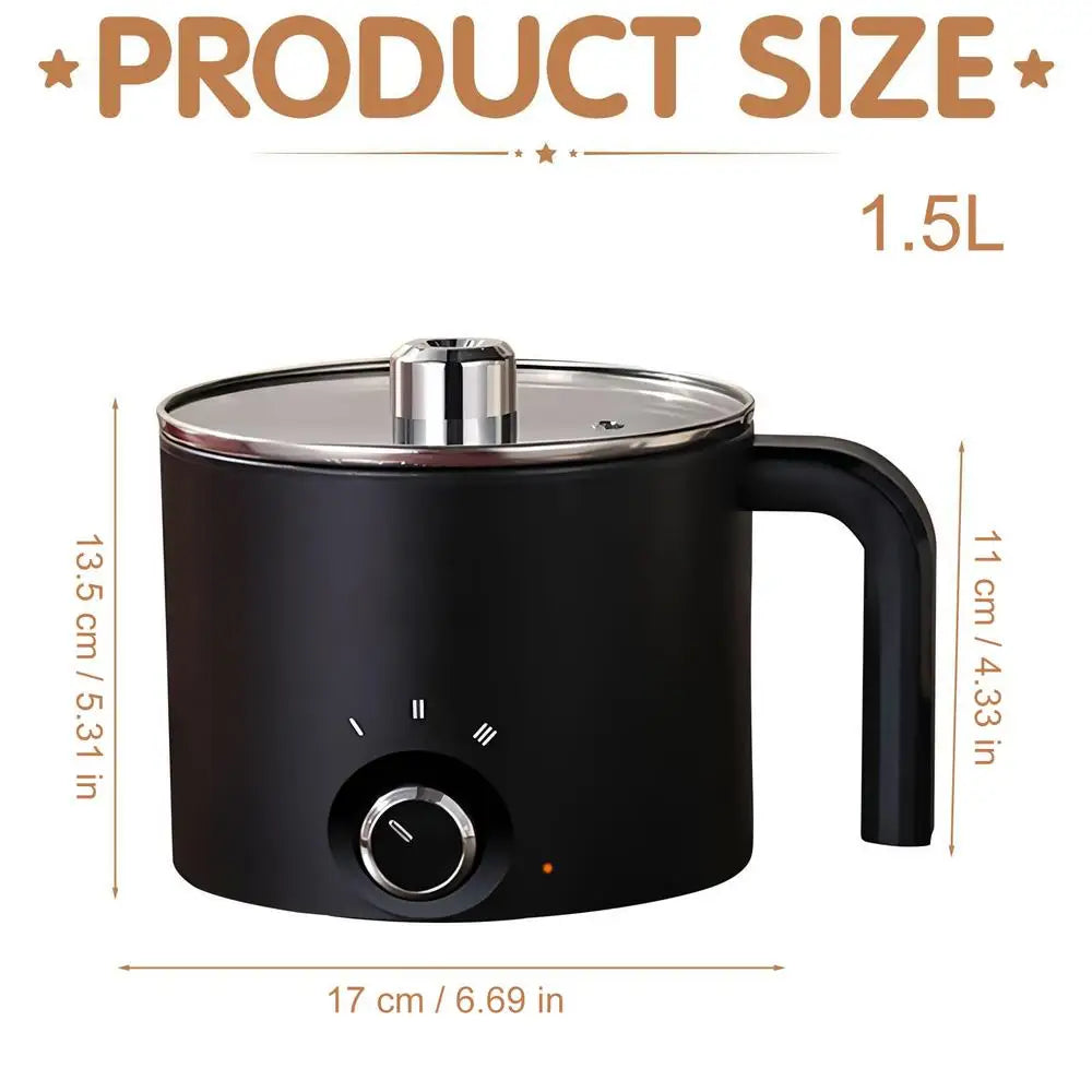 Candle Wax Melting Pot 1.5L Large Stainless Steel Electric Non-stick Candle Making Pot Melting Pitcher for Soap Candy Chocolate Qme EU Plug