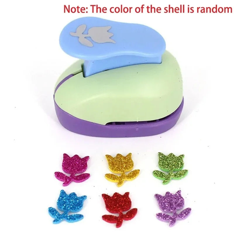 Flower Punch Furador 5*3*4.5cm Diy Paper Cut Eva Foam Maker Puncher Scrapbooking Labor Saving for Hole Punch Embossing Qme G