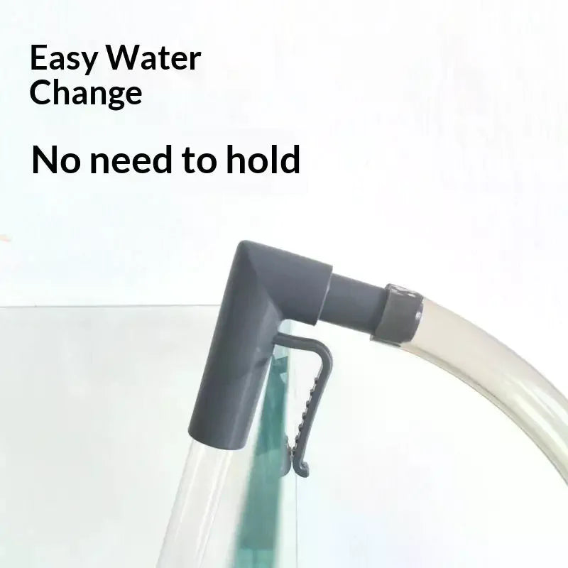 Aquarium Siphon Water Changer Cleaner Siphon Pump For Fish Tank Water Change Fish Tank Cleaner Convenient Siphon Qme
