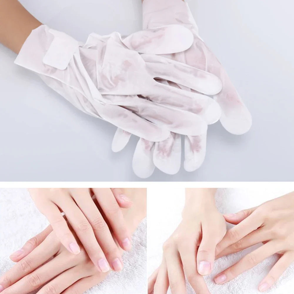 5 Pairs Goat Milk Hand Mask Skincare Nourishing Moisturizing Qme