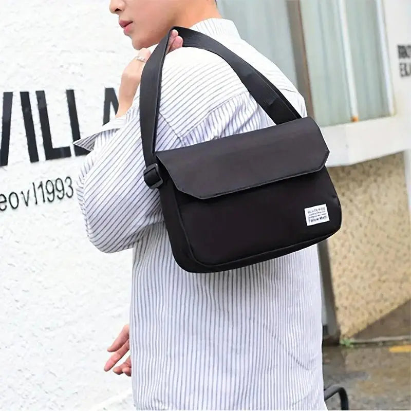 Men's Small Bag Shoulder Trendy Diagonal Backpack Chest Lightweight Qme