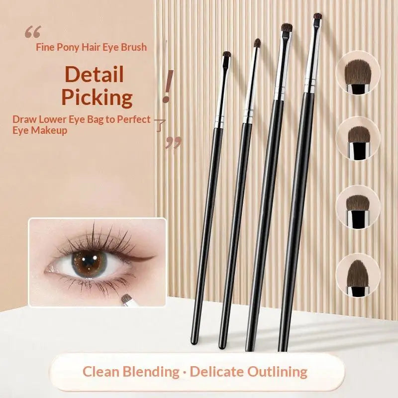 Refined Eye Detail Brush 4 Advanced Eyeshadow Tools Consistent Makeup Qme