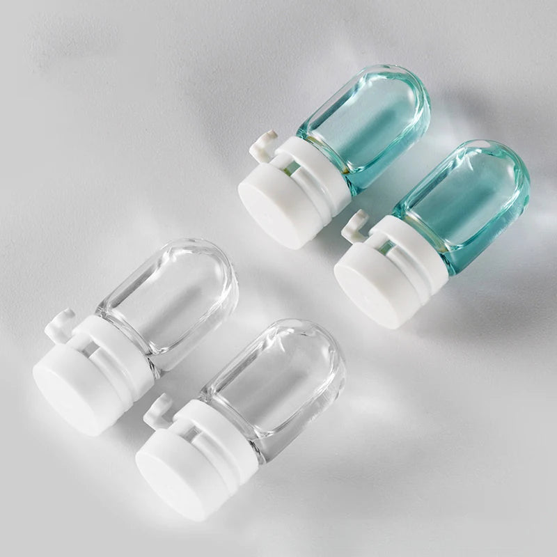 Glass Makeup Remover Bottle Refillable Travel-sized Container Qme