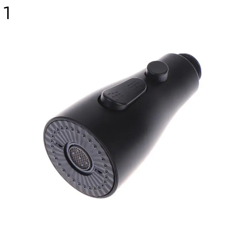 Kitchen Pull Out Faucet Sprayer Nozzle 3 Modes ABS Water Saving Bathroom Basin Sink Shower Spray Head For 1/2" Connection Qme 1 Black