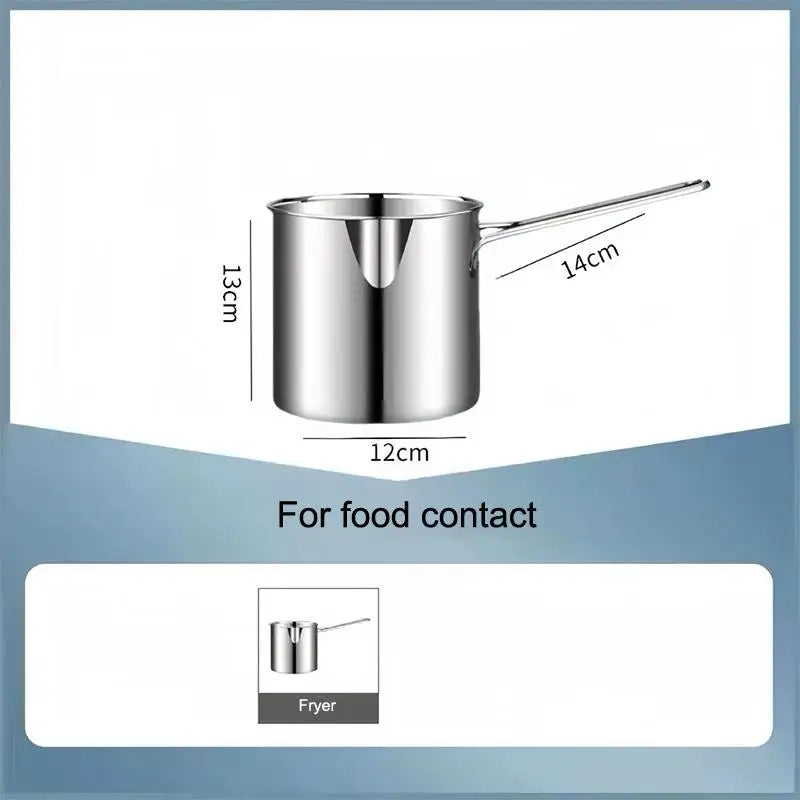 Kitchen Chicken Fish Cooking Tool 304 Stainless Steel Deep Fryer Qme A1