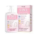 5 in 1 Moisturizing Facial Cleanser Refreshed Cleansing Makeup Remover Brightening Hydrating Light Texture Rich Foam Cleanser Qme 100ml Boxed