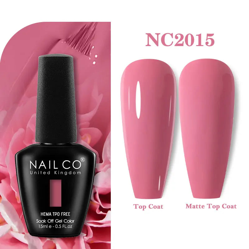 NAILCO Green Series Dark Gel Nail Polish Lasting Hybrid Base Matte