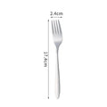 Stainless Steel Spoon Long Handle Coffee Ice Cream Stirring Meal Qme C1