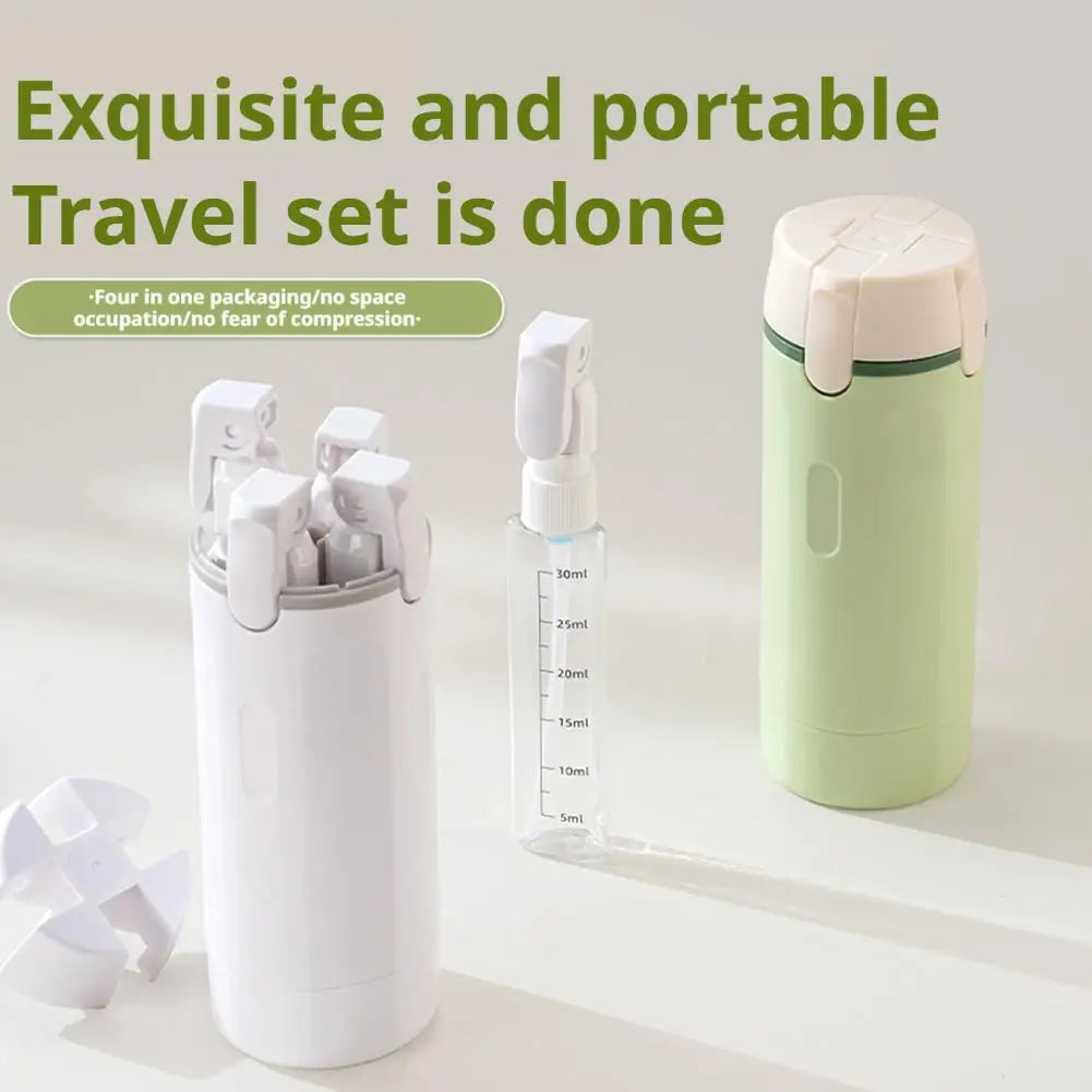 1 Travel Dispenser Portable Bottles Leak Proof Leakproof Container Qme