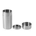 Stainless Steel Tea Tin Canister Airtight Storage Container for Tea Coffee Sugar Spice Kitchen Food Storage Jar Organizer Qme L