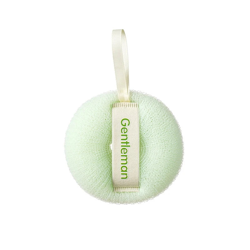 Japanese-Style Massage Bath Ball Bath Scrubber Back Scrub Towel Painless Bathing Experience Qme Green White