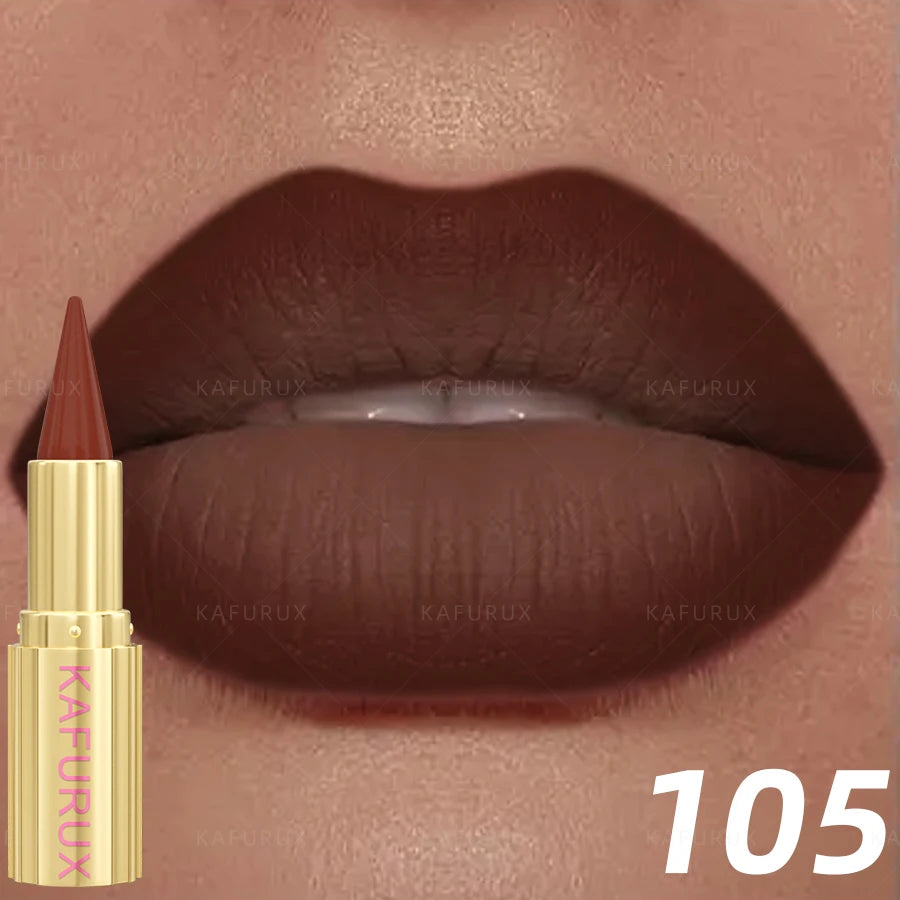 9 Colors Gradient Lipstick Matte Lip Liner Pen Velvet Finish Smooth Qme 105