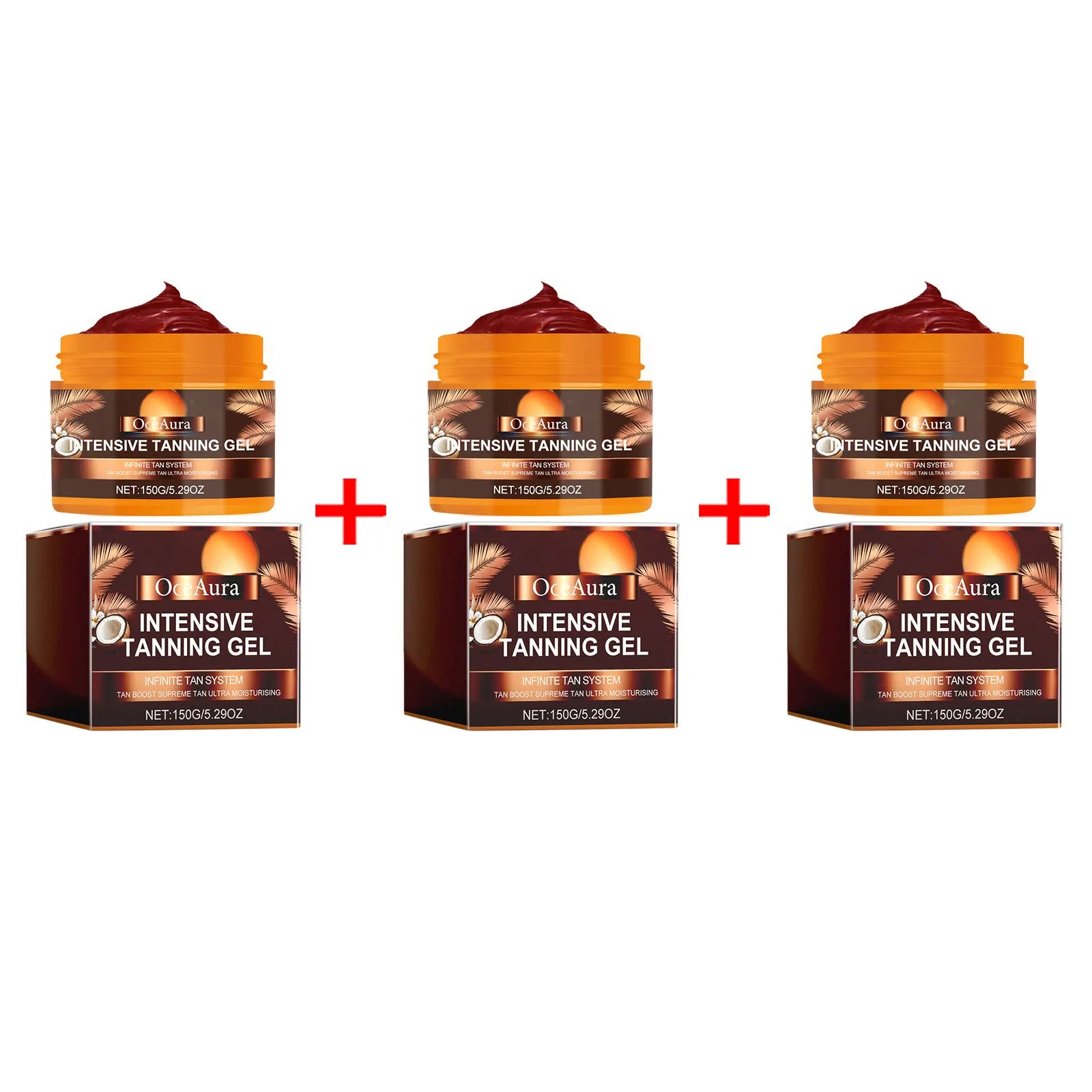 Carroten Tanning Gel Accelerate dark skin Enhance melanin Tan accelerator Cream Long lasting hydrating Sunless Tanning Products Qme 450g Boxed