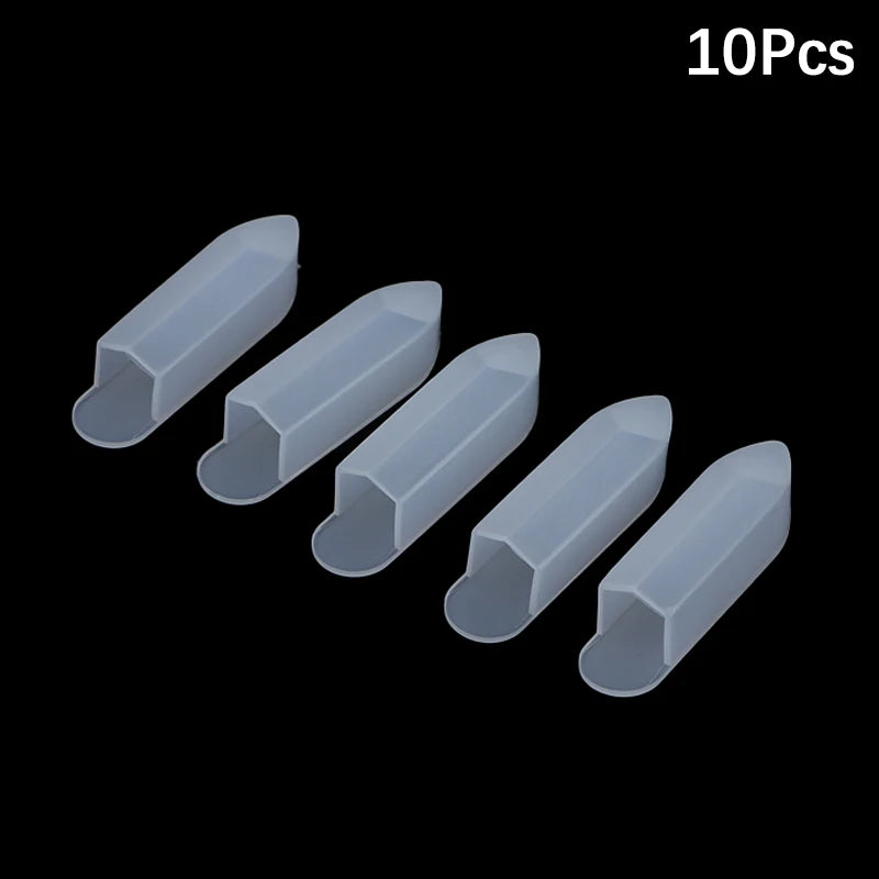 Clear Protective Sleeve Nail Cuticle Scissors Cap Dead Skin Nippers Qme