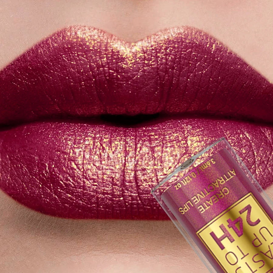 Glitter Metallic 14 Colors Lip Glaze Shiny Long Lasting Gloss Liquid Qme 13