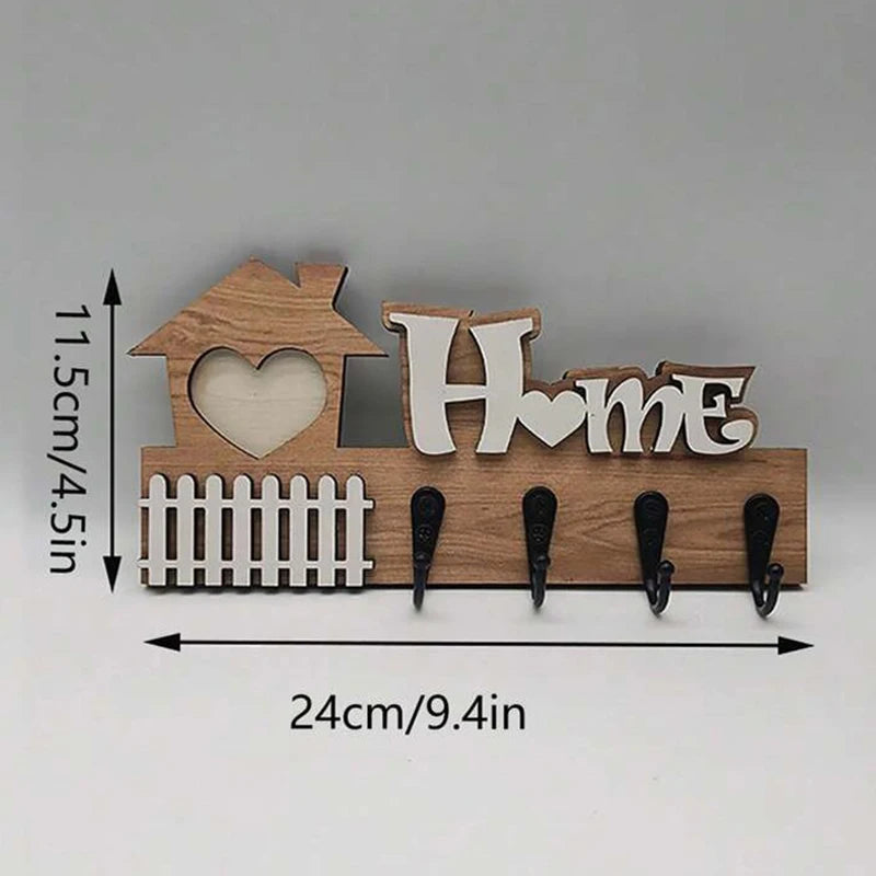 Wooden Crafts Home Decoration Hook Wall Hooks Door Hangers Entrance Qme