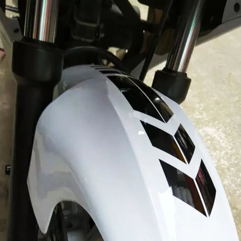Motorcycle stripe stickers, universal motorcycle stickers, vehicle stickers, flying motorcycle accessories Qme Black