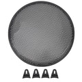 12 Inch Speaker Grill Iron Subwoofer Speaker Cover Audio Mesh Protector Guard for Car RV Speaker Protector Guard Qme black