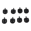 Brake Pads Resin Brake Pads Disc Brake Pads 4 Pairs Mountain Bike Metallic Disc Brake Pads For Hayes Sole MX2/3/4/5 CX5 GX-C GX2 Qme black