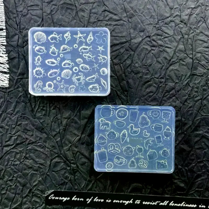 Summer Ocean Themed Silicone Nail Mold 3D Conch Seashell Gel Manicure Qme
