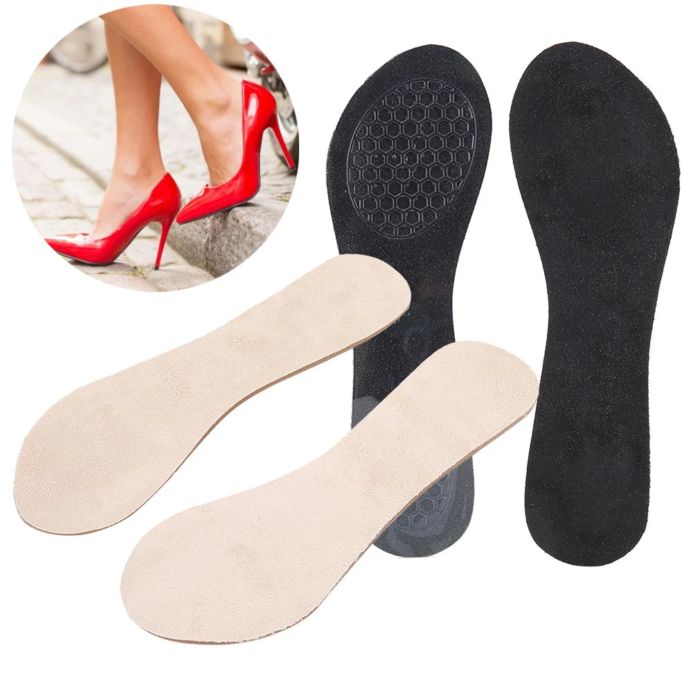 2 Pairs Women High Heeled Shoes Non slip Insoles Elastic Shock Absorption Foot Pad Shock Absorption Insole Foot Pad Women Insole Qme
