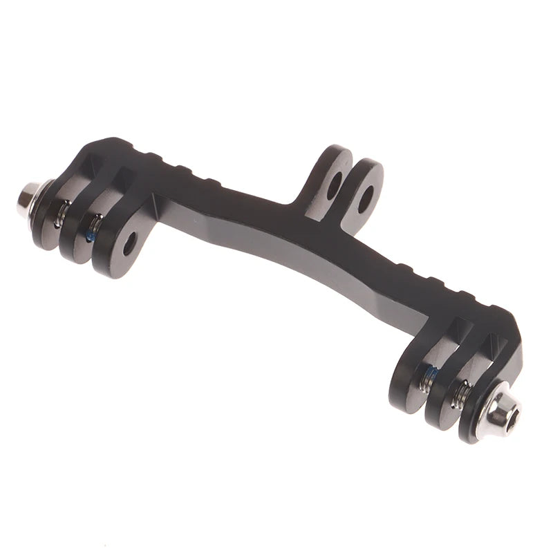 Bicycle Computer Holder Camera Dual Twin Mount Bracket Aluminum Alloy Qme Default Title