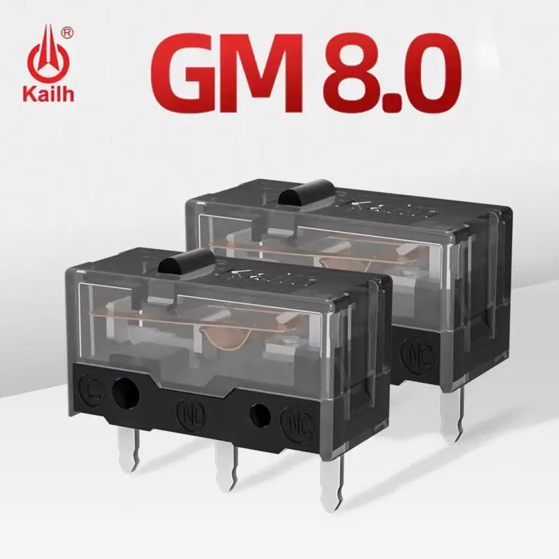 Kailh Micro Switch GM8.0 Mouse Switch Esports Mouse Accessory Computer Mice Gold Contactor 80 Million Click Left Right Button Qme