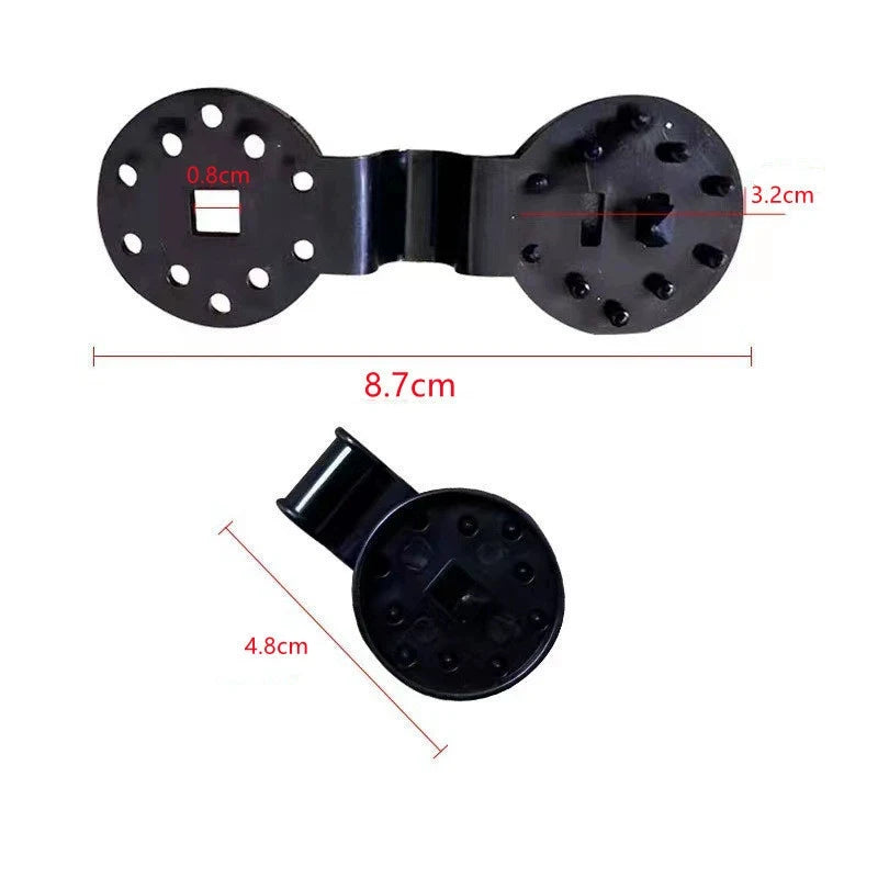50/100PCS heavy duty lock clip plastic clip greenhouse shade cloth fixing clip tarp clip fence fabric clip garden net Qme