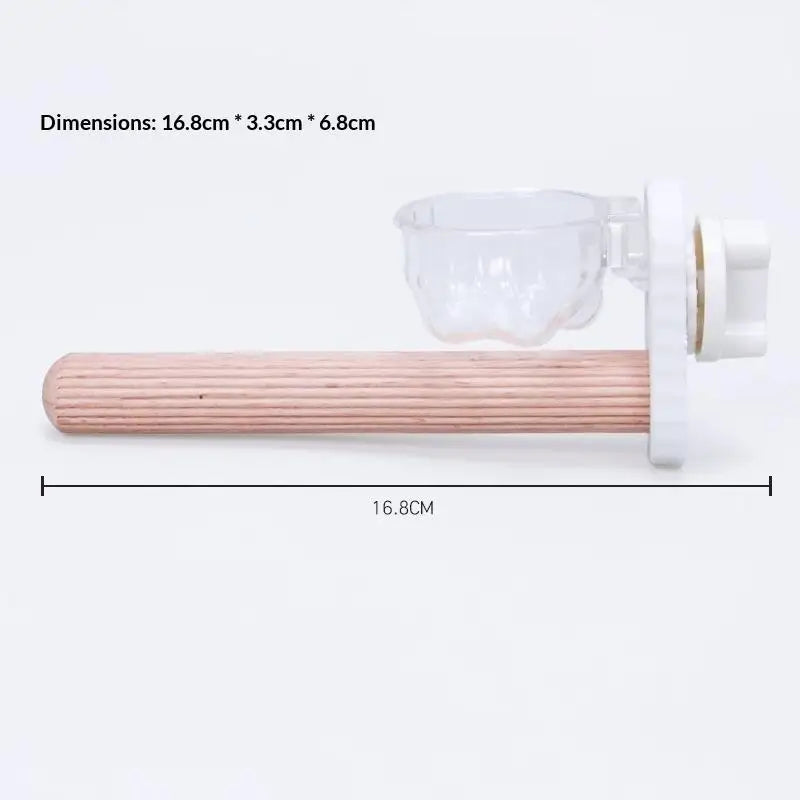 Bird Foraging Station Pole Bite Grinding Mouth Suppliesparrot Claw Qme White