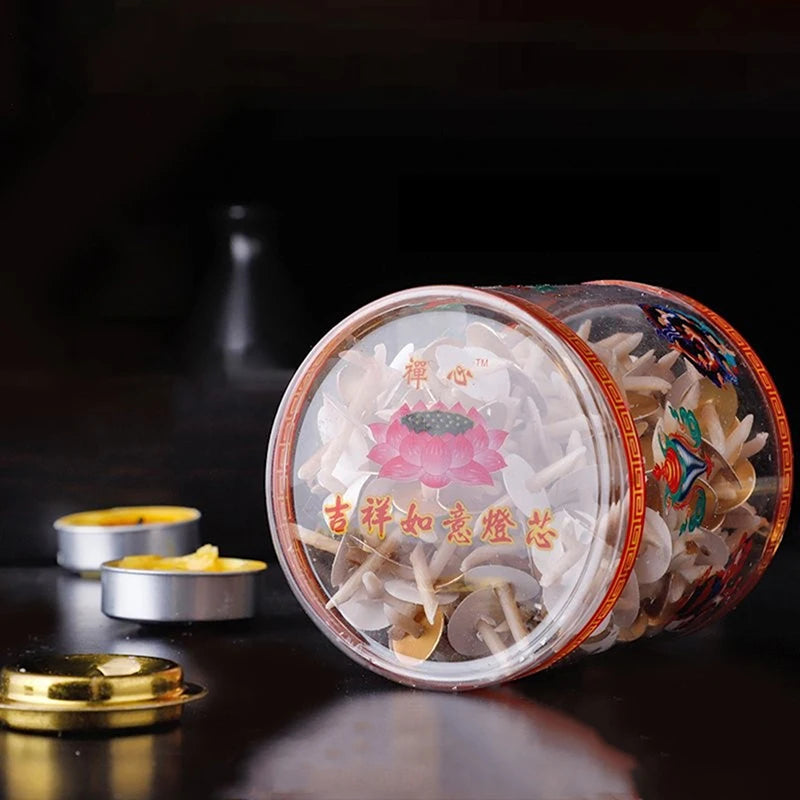 Box Oil Lamp Wick Making Supplies Floating Candle Handmade Holder Qme