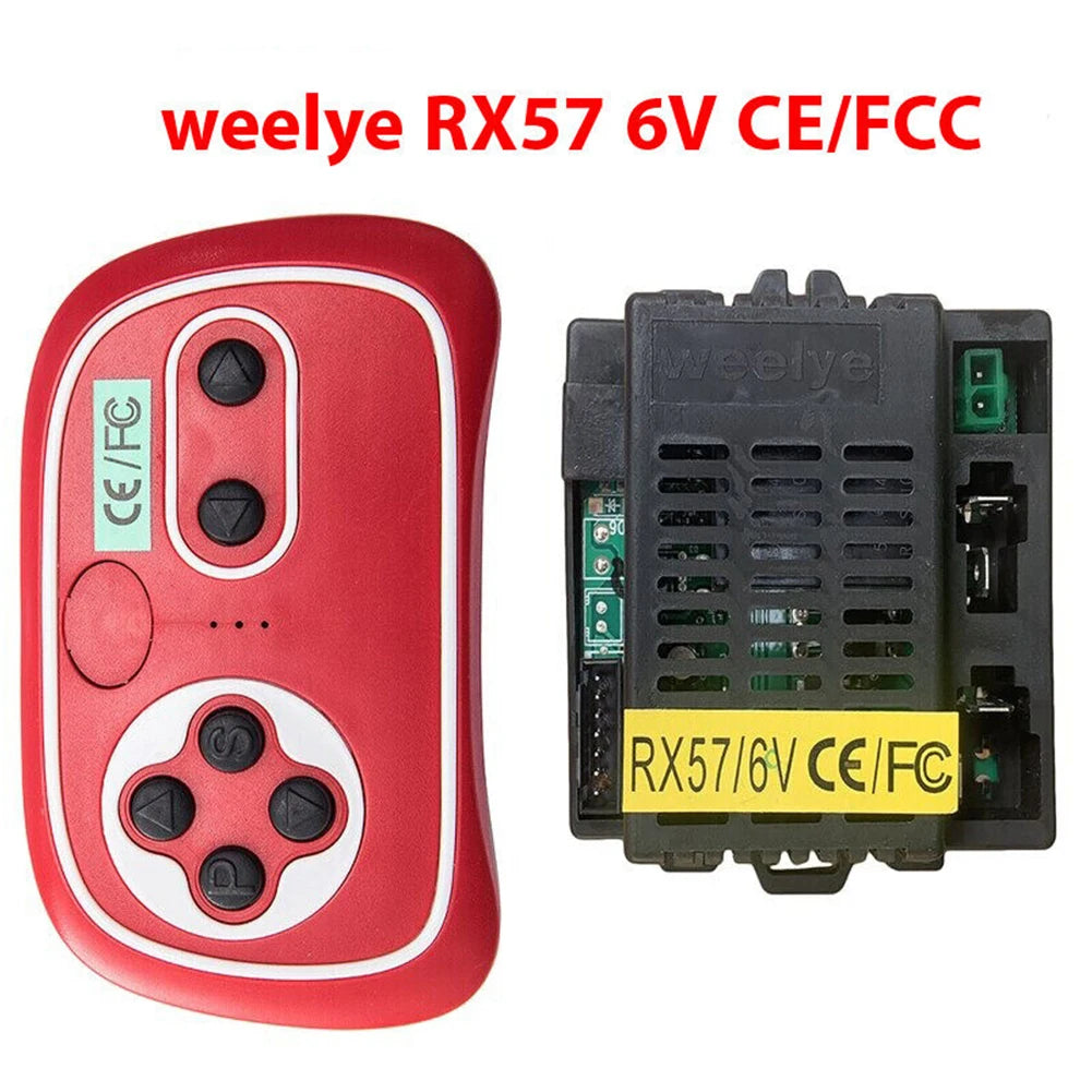 Weelye RX57 6V 12V Receiver CE/FCC Kids Electric Car 2.4G Bluetooth Transmitter High Quality Receiver Qme TX20 and RX57 6V