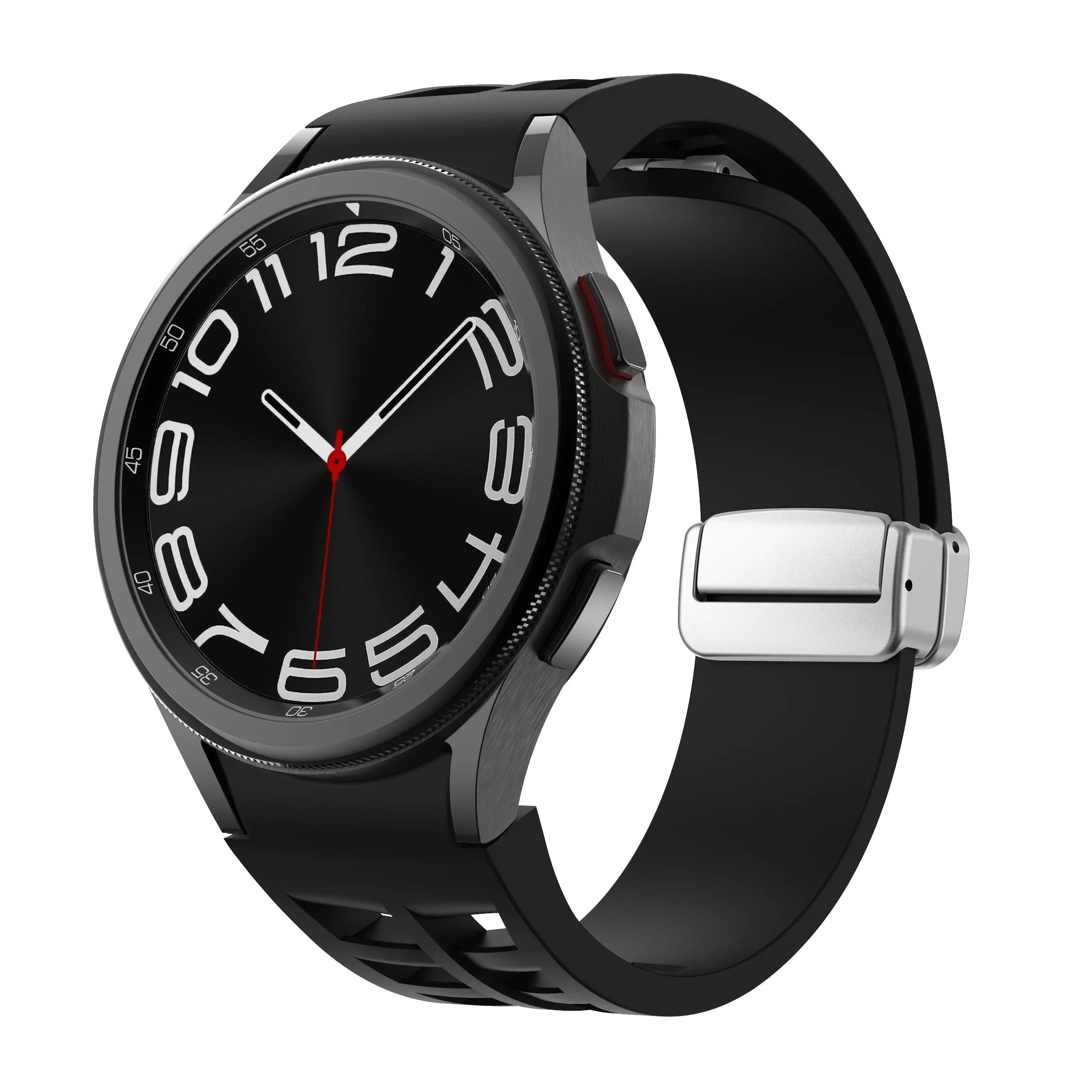 Magnetic Silicone Band Samsung Galaxy Watch 6 Classic 43 4 42 5 No