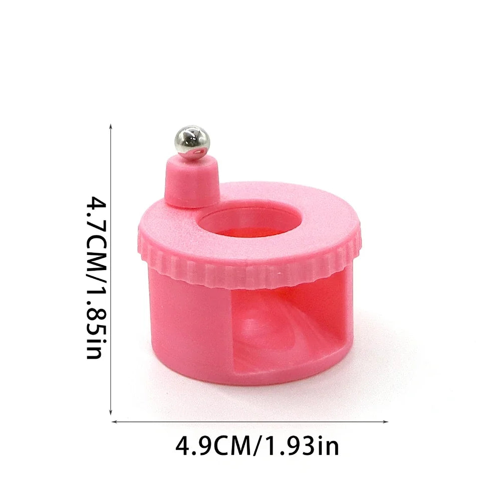 Rotating Cat Eye Magnet for Nails Automatic Glass Bead Nail Magnet Spinner, Magnetic Gel Polish Guide Tool Nail Art DIY Qme