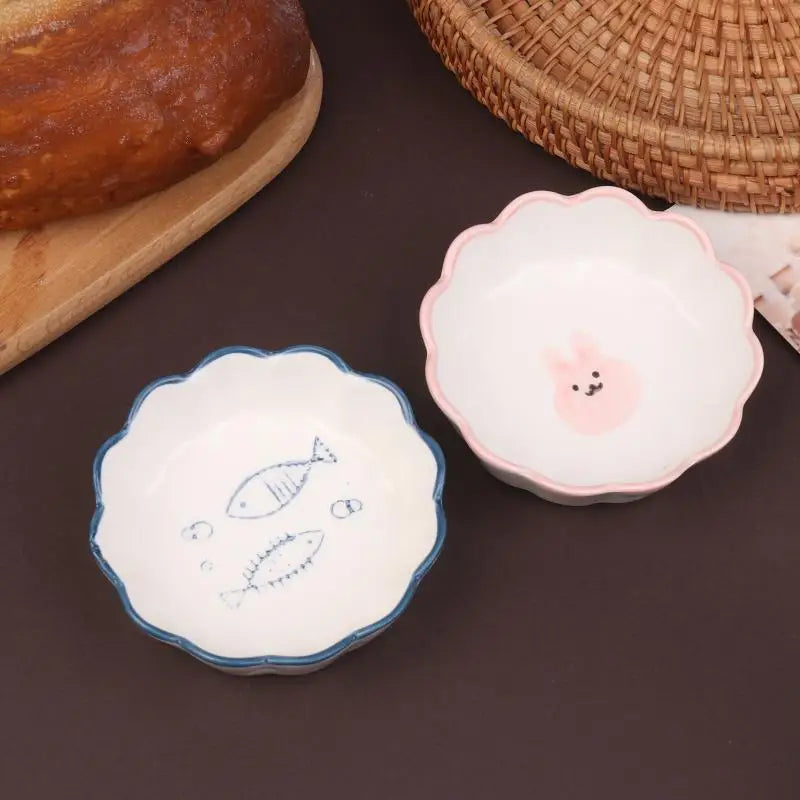 Microwave Dishwasher Safe Home Kitchens Ceramic Condiment Dishes Qme