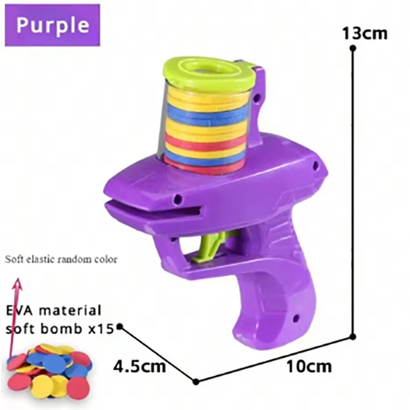 Funny cat toys Creative rotary gun with 15 reusable foam discs Pet hunting interactive toys suitable for cats and dogs Qme