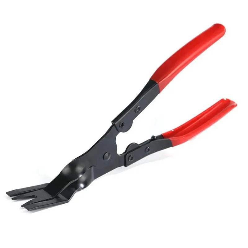Auto Trim Clip Removal Plier Door Panel Fascia Dash Upholstery Remover Disassembly Plier Car Headlight Installation Tool Qme red