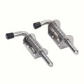 2PCS 304 Stainless Steel Spring Latch - Polished, Multi-directional Cabinets and Door Hinges with Secure Locking Mechanism Qme 2PCS