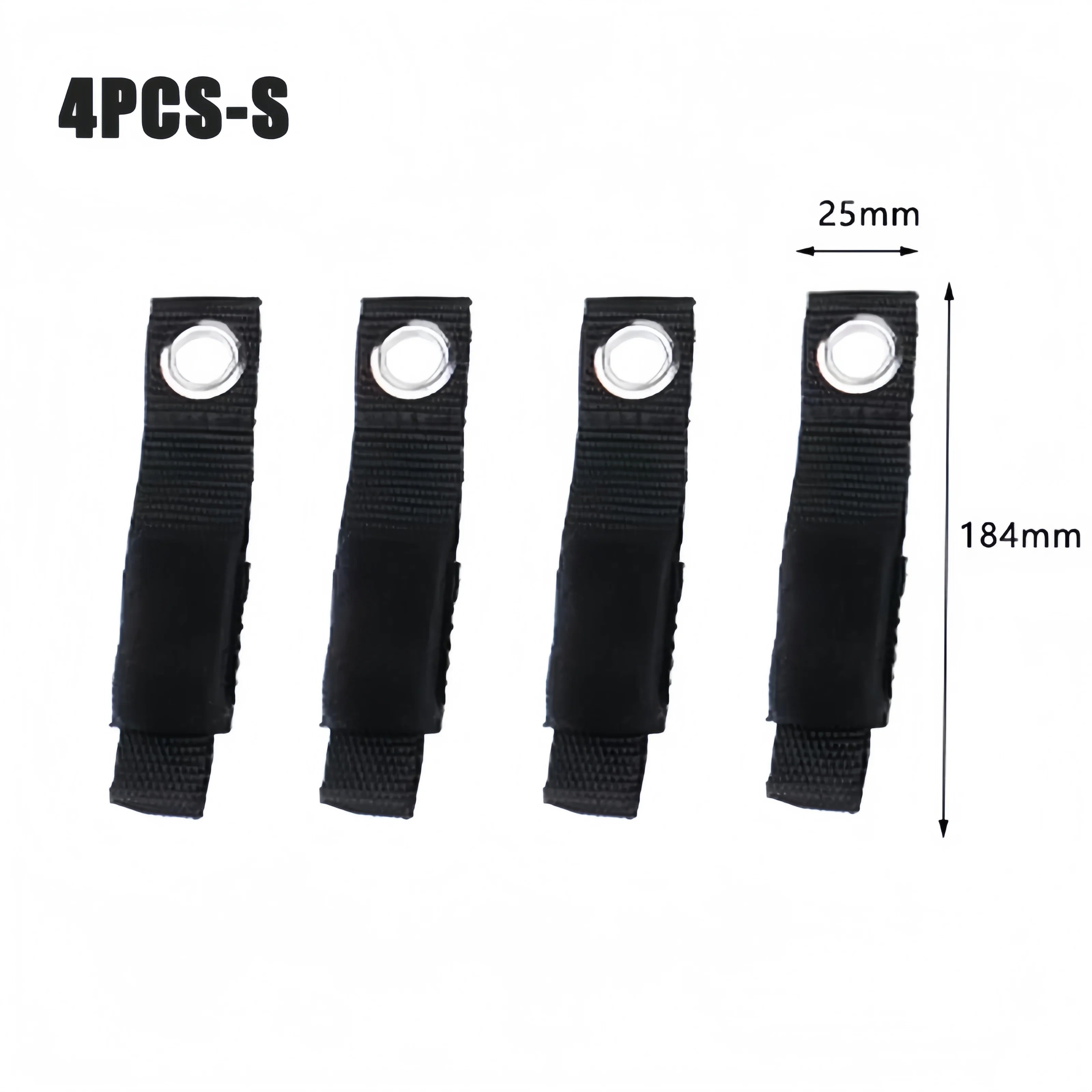 4PCS Heavy-Duty Hose Storage Straps Reusable Power Cord Management Nylon Heavy Cord Extension Cord Storage Organizer Straps Qme 4pcs-S